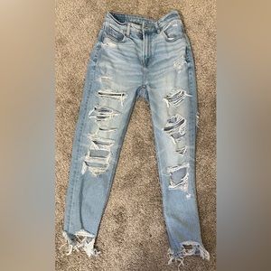 american eagle mom jeans